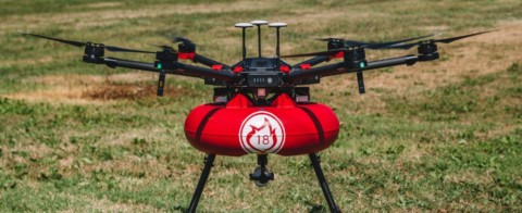 Grand Prix du Sénat du Concours Lépine International Paris 2018 pour ce drone pompier.