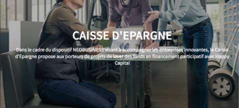 Caisse d’Epargne & Happy Capital : du crowdfunding pour financer l’innovation